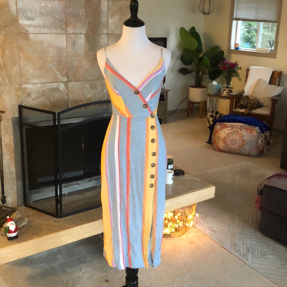 Urban Outfitters XSmall Multi-Color button dress